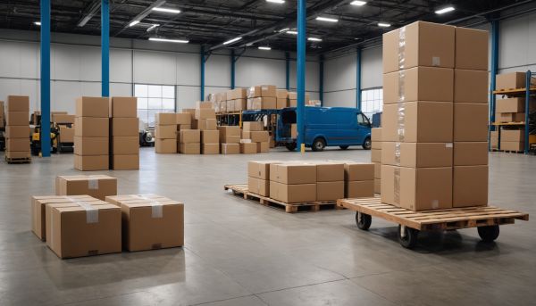 Camions de déménagement et cartons professionnels