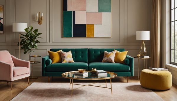 Mobilier design et couleurs tendance